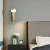Стеновые лампы современный творческий USB зарядная лампа для спальни спальня кровати.