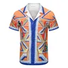 Modedesigner Hawaii Beach Casual Shirt Set Summer Men's Business Shirt Kort ärm Top Loose Shirt Asiatisk storlek M-XXXL A25