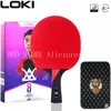 Tischtennisschläger LOKI 8 Star High Sticky Tischtennisschläger Professioneller Tischtennisschläger Wettkampf-Ping-Pong-Schläger für Ballkontrolle und Schleife 230612