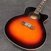 Aangepaste 43-inch Jumbo SJ200C cutaway akoestische gitaar in Sunburst-kleur