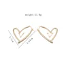 Famous Women Hoop Earrings 18K Gold Plated Luxury Brand Designers Heart V Letters Stud Clip Chain Big Circle Geometric Earrings Wedding Christmas Holiday Gifts