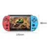 X7 4.3" X7 plus 5.1" Portable Game Players Console Handheld GBA 300 Free Arcade Games Retro LCD Display Controller For Adults Children