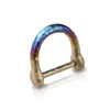 Key Rings D Ring Horseshoe Buckle Lightweight Camouflage Car Keychain Color Chains EDC Tool Durable Jewelry Drop 230612