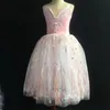 Dancewear Profesyonel Bale Tutu Çocuk Kız Kadınlar Koyu Mor Uyku Güzellik Tutu Performans Elbise Swan Lake Dans Kostümleri 230612