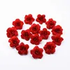 Fleurs séchées 20 pièces, accessoires de décoration pour la maison, Roses rouges de mariage, liquidation de mariée, couronnes décoratives de noël artificielles