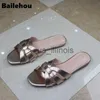 Pantofole Bailehou Big Size 36-41 Pantofole da donna Luxury Brand Slides Summer Outdoor Beach Infradito Slip On Flip Flop Ladies Casual Sanda J230613