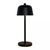 Tafellampen Luxe Metalen Draadloze Draagbare Oplaadbare El Nachtkastje Mode Led Lamp Voor Slaapkamer Bar Cafe Sfeer Bureau