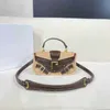 Metalowy designerka torba torby na ramię Kobiet mody małe torby baleta skórzana torebka miękka uchwyt crossbody 10 kolorów 0624-222-23