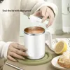マグカップ500ml水マグカップ掃除が簡単なポータブルコーヒーカップ防止環境に優しい創造的な大規模ステンレス鋼飲料
