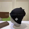 Chapéus de grife gorros masculinos e femininos gorros de malha térmica outono/inverno malha moda quente