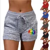 Damesshorts Zomer Naadloze damesshorts Kiss Lip Pattern Workout Ademend Sneldrogend Fitness Korte broek Sexy Beuken Boardshorts Dames