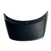 Casques de moto casque visière lentille 3 bouton pression accessoires rétro lunettes à visage ouvert pour noir 23x14.5x5.2cm