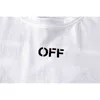 OFFes mens tshirts camisetas roupas chao marca estilo branco verão renderização graffiti arrstyle amantes algodão manga curta camiseta camisa de apoio