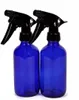 Storage Bottles 8oz Amber Cobalt Blue Glass Spray Bottle With Trigger Sprayer Perfect For Essential Oil Blends 2 Pcs/lot P109