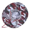 Utomhushattar Fashion Tactical Camouflage Sun Hats för män utomhus fiske mössa breda grim anti-uv mössor kvinnor camping hatt sommar vandring ben 230613