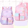 Mochilas Cute Princess School Bag Gran capacidad Niñas Mochila Multifuncional Moda Niños Mochila Rainbow Series Mochila 230612