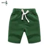 Shorts babykläder pojkar högkvalitativa färgglada sommar mode bomullsbyxor barn solida strand barnbyxor 230613
