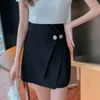 Skirts Fashion Women's Skirt High Waist Slim Buttocks Short Mini Woman 2023 Black And Apricot A-line Lady's