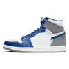 Jumpman 1 basketbalschoenen 1S Royal Reimagined Spider-Verse UNC Toe Lucky Green Lost gevonden Skyline True Blue White Cement Taxi Mens Trainers Sports sneakers