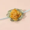 Choker Vintage Sweet Strap Yellow Heart Daisy Flower Necklace