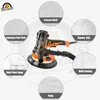 Sliper Phendo Electric Drywall Sander med LED -lampor Drywall Tool Handhållet 900W Fem hastighetsbrytare Poleringsmaskin