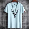 Designer T-shirts Korte Mouw Heren Zomer Nieuwe Koreaanse Versie Groothandel T-shirt Heren Ronde Hals Losse Casual Kleding