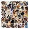 50шт интернет -знаменитость наклейка с собаками знаменитостей Смешная милая собака мем мем граффити наклейки для DIY багаж