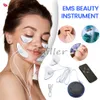 Gezicht Massager Ems Huidige Spierstimulator Lifting Oog Schoonheid Apparaat Neklift Huidverstrakking AntiRimpel 230612