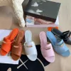 Sandali da donna in pelle di montone firmati estivi Comfort di lusso in pelle di alta qualità Pantofole con tacco alto resistenti all'usura resistenti all'usura consegna gratuita