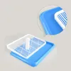 Boxes Training Pads Toilet For Puppies And Small Pets, Square Pet Training Toilet With Tray For Small Dogs Potty Trainer Indoor Smal