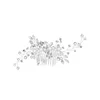 Headpieces Pearl Flower Bridal Hair Comb Rhinestones Luxury Wedding Accessory Women Party Vine Alloy Leaf Head Dress smycken