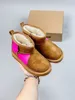 Klasyczne mini buty Ultra Kids Uggi Buty Australia Hybrid Girls Winter Children Toddler Uggly Snow Bot Buty But But Młodzieżowe trampki WGGS kasztan bla w3en#