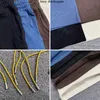 Tasarımcı Giyim Kısa Sıradan Amerikan Sokağı Rhude Nakış Gevşek Drawstring Trend Marka Terry Sıradan Spor Kapris Şort Erkek Yaz Koşu Fitness