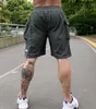 LL мужские спортивные короткие хлопковые шорты для йоги с карманами для мобильного телефона, повседневные спортивные штаны для бега, пятые мужские брюки для бега, K-91