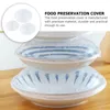 Dinnerware Sets Microwave Heating Lid Sealing Cover Kitchen Dish Covers Preservation Plastic Bowl