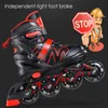 Inline-Rollschuhe, 1 Paar, Anfänger-Inline-Skates, verstellbare Rollschuhe, Geschenk für Kinder und Erwachsene, 230612