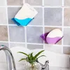 Crochets 2 pièces utile ventouse évier étagère savon éponge égouttoir cuisine ventouse supports de rangement pour accessoire de salle de bain