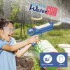 Sable Play Water Fun Été Entièrement Automatique Pistolet Électrique Rechargeable Longue Portée Tir Continu Espace Jeu De Fête Éclaboussures Enfants Jouets Cadeaux R230613