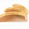 MOQ 100 PCS Anpassad hårkam Intryckad Logo Laser Carved Wood Anti Static Beard Combs for Barber Promotion 12.8*5*1cm