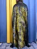 Ethnische Kleidung muslimische Sommerseide Abayas für Frauen Leopardendrucken Loose Femme Robe Mode Afrikanische Kanga Nigeria Kaftan mit Turban 230613