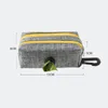 Housses de siège de voiture pour chien sac de merde portable distributeur de déchets pour animaux de compagnie ordures pour chiens chats sacs poubelles support Oxford tissu fournitures de marche