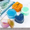Jewelry Pouches 4 Pack Box Resin Molds Heart Shape /Hexagon/Round And Square Epoxy Containers With Lid
