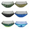 Hammocks Outdoor Super Light Camping Hammock 260x140cm Tyg Net Hammock Travel Leisure Portable Hammock Swing