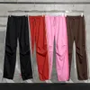 Pantalones rectos holgados de Hip Hop para hombre, color negro y marrón, pantalones cargo extragrandes Unisex