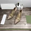 Scarpe eleganti da donna firmate Scarpe con tacco alto di alta qualità Scarpe eleganti con punta a punta opaca lucida sexy Sandali eleganti per pendolari con scatola
