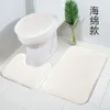 マット昇華空白バスルームバスマットセットトイレ3pcsバスマットバスルームラグシャワーカーペットセットトイレ蓋カバーフロアマット