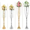 40 ila 90cm boyunda) Düğün Masa Merkezi Centerpieces Metal Çiçek Rafı Stand Otel Evi Tatil Dekorasyonu için Kristal Zincir D00711