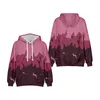 Heren Hoodies Aphmau Hoodie 3d lange mouw heren dames pullover sweatshirt paars en rode merchandus jaren 90 jeugdige kleding plus maat