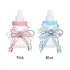 Confezione regalo Ragazzi Ragazze Mini alimentatore Stile bomboniera Bomboniera Riutilizzabile Baby Shower Con Bowknot Compleanno Carino Nato Dolce Riempimento bottiglia