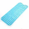 Mats Extra Long Anti Slip Bathtub Mat Bathroom Shower Bath Mat Blue Antibacterial Machine Washable for Bathroom,Kids Toddler Senior